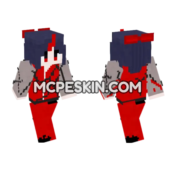 Konngara Highly Responsive To Prayers Minecraft Bedrock skin, front and back