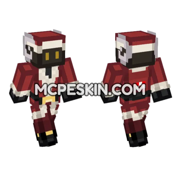 Krampus Skin Minecraft Bedrock skin, front and back