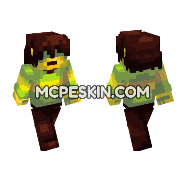 Kris Minecraft Bedrock skin, front and back