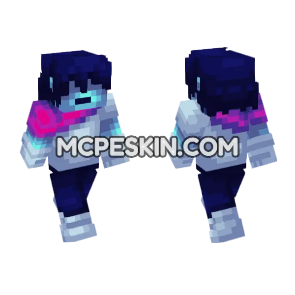 Kris Minecraft Bedrock skin, front and back