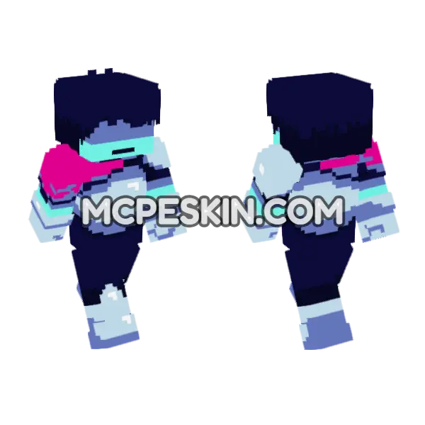 Kris Deltarune Dark World, front and back