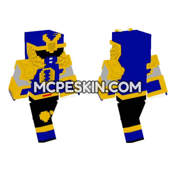 Kuwagaraiger Skin Minecraft Bedrock skin, front and back