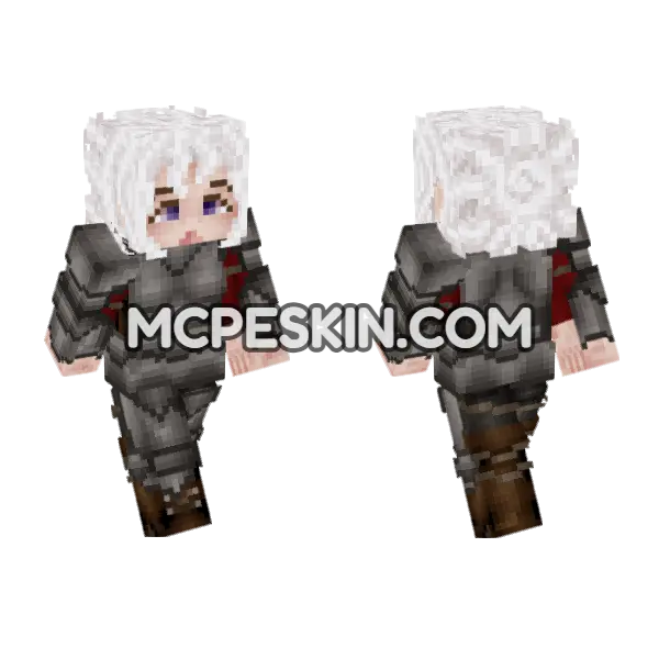 Lady Amalthea In Armor, front and back