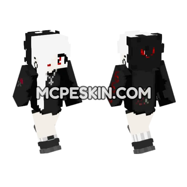 Laila Rose Wesker Skin V1 Minecraft Bedrock skin, front and back