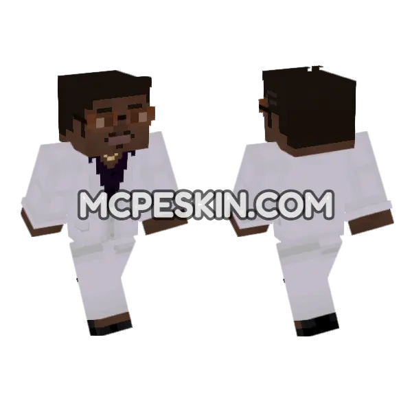 Lance Vance Suit, front and back