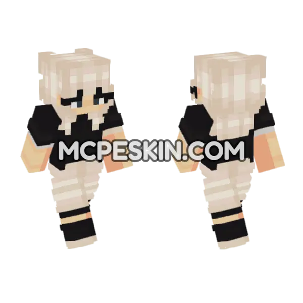Laura Minecraft Bedrock skin, front and back