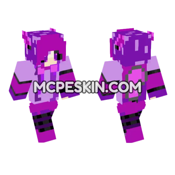 Laura Jay Nnag Minecraft Bedrock skin, front and back