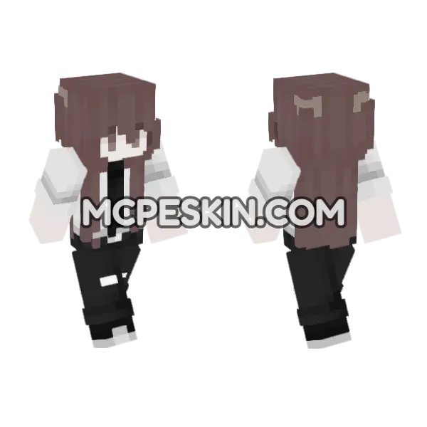 Layne Minecraft Bedrock skin, front and back