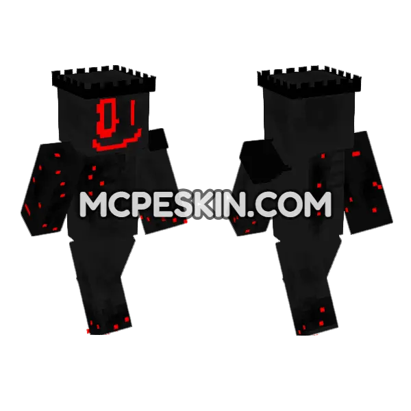 Legacy Ms4 John Doe Minecraft Bedrock skin, front and back