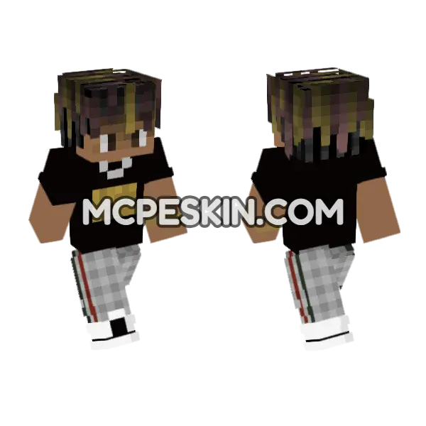 Legend Skin 1 Minecraft Bedrock skin, front and back
