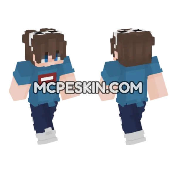 Legend Skin 5 Minecraft Bedrock skin, front and back