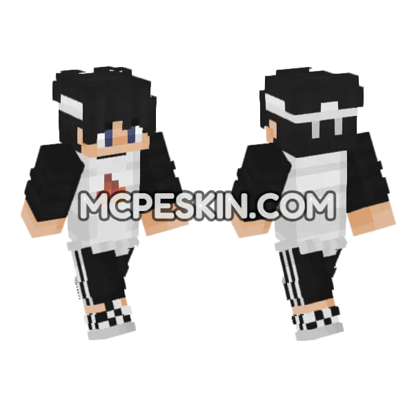 Legend Skin 6 Minecraft Bedrock skin, front and back