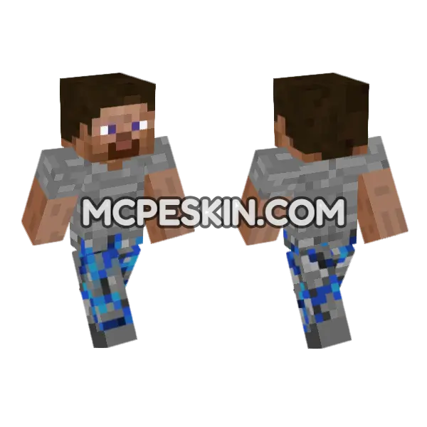 Legend Skin 7 Minecraft Bedrock skin, front and back