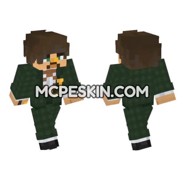 Legend Skin 9 Minecraft Bedrock skin, front and back