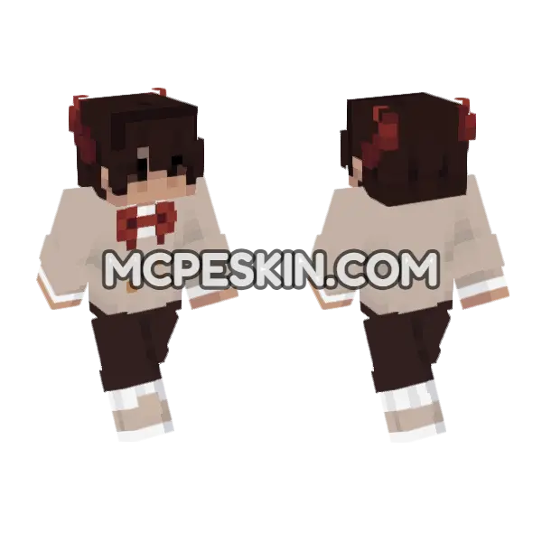 Leo Minecraft Bedrock skin, front and back