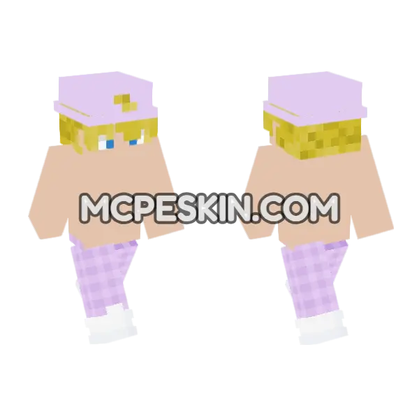Leutum Skin Minecraft Bedrock skin, front and back