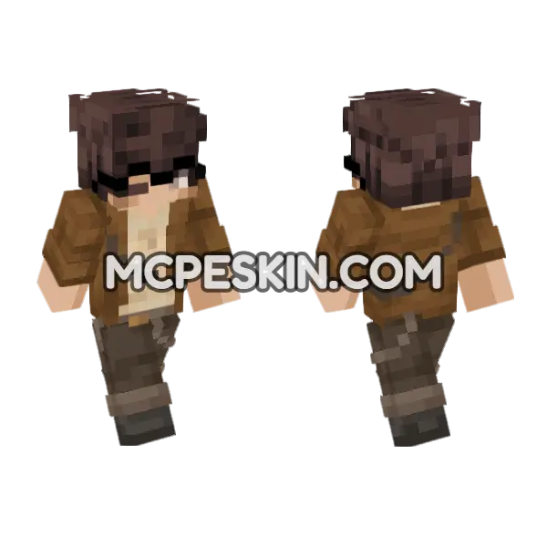 Lezy Skin Minecraft Bedrock skin, front and back