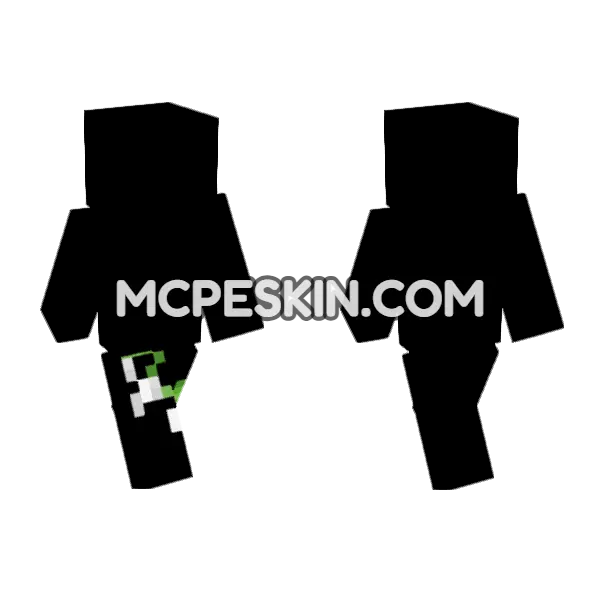 Lily Of The Valley Minecraft Bedrock skin, front and back