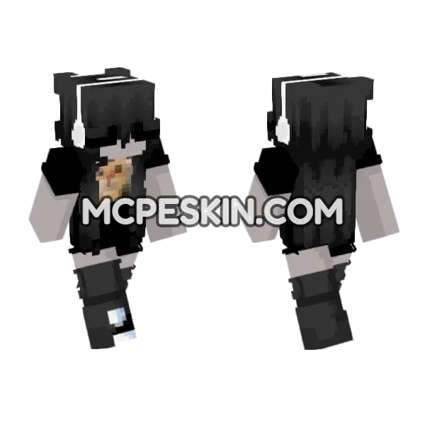 Linda Minecraft Bedrock skin, front and back