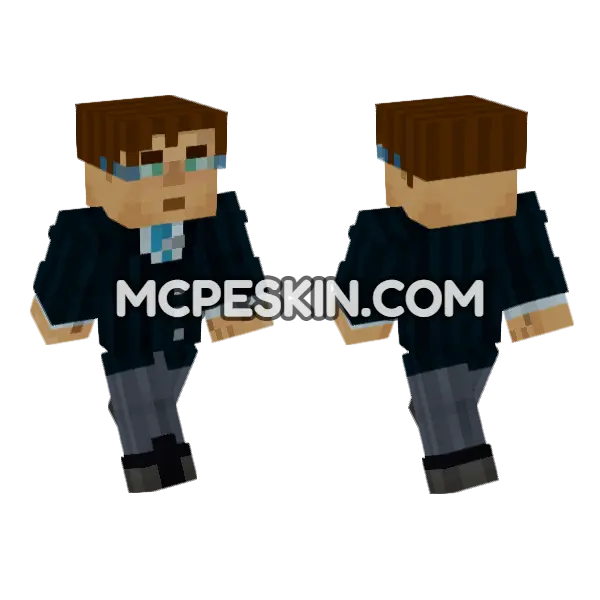 Lionel Minecraft Bedrock skin, front and back