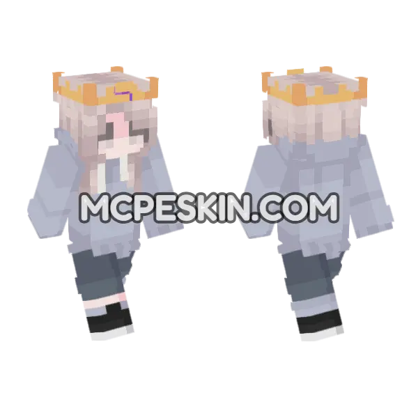 Lisa Alex Minecraft Bedrock skin, front and back
