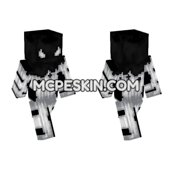 Listener Skin Minecraft Bedrock skin, front and back