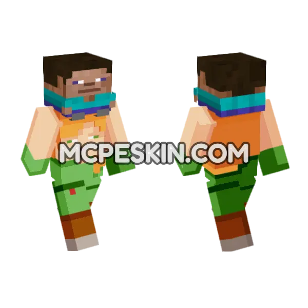 Littlesteveonalex Minecraft Bedrock skin, front and back