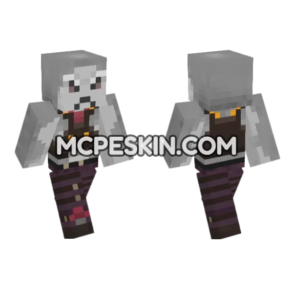 Locust Drone Minecraft Bedrock skin, front and back