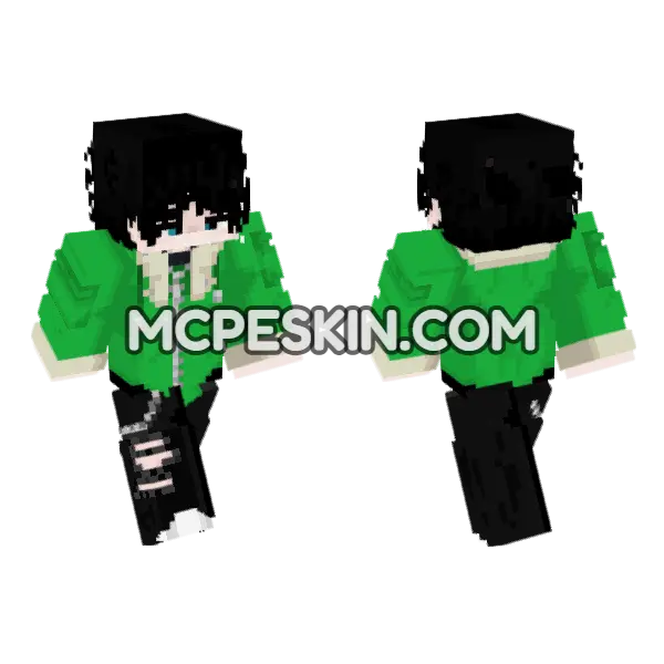 Loodesha 6226194 Minecraft Bedrock skin, front and back