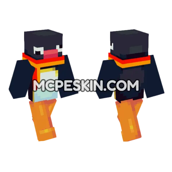 Lorenzist Minecraft Bedrock skin, front and back