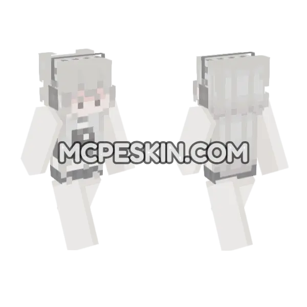 Luara Minecraft Bedrock skin, front and back