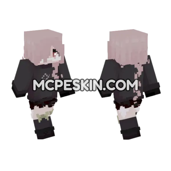 Lucas HD 6940545 Minecraft Bedrock skin, front and back