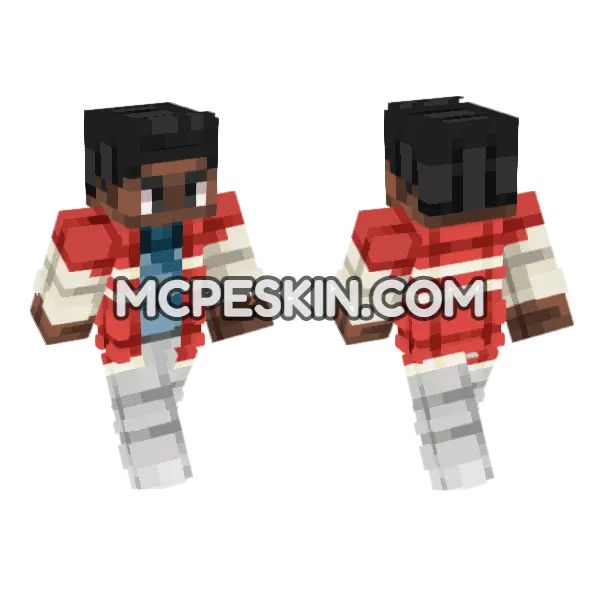 Lucas Season 5 Minecraft Bedrock skin, front and back
