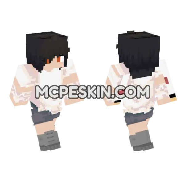 Luci Anime Girl, front and back