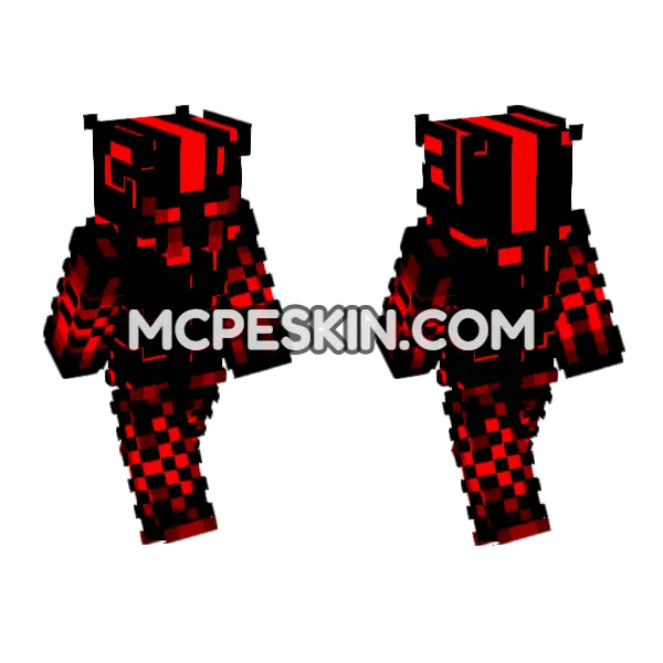 Lumin Minecraft Bedrock skin, front and back