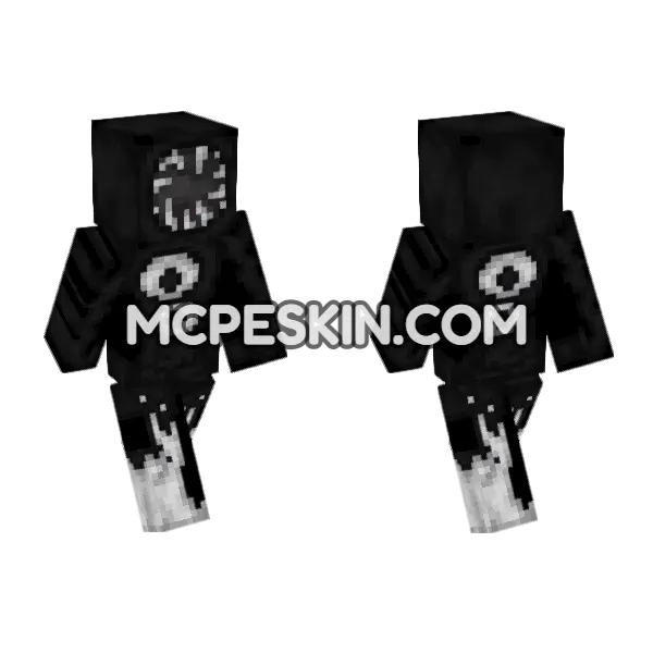 Lurker Skin Minecraft Bedrock skin, front and back