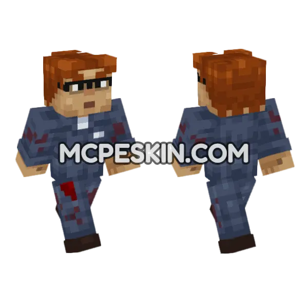 Mabel Minecraft Bedrock skin, front and back