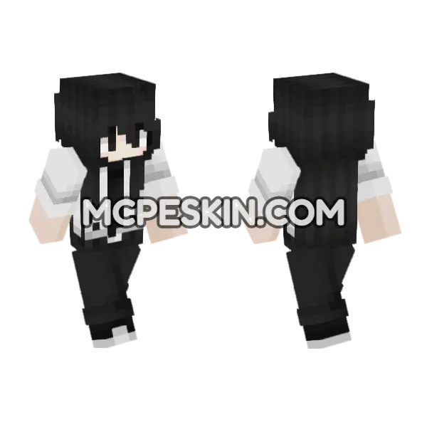Mai Skin Minecraft Bedrock skin, front and back