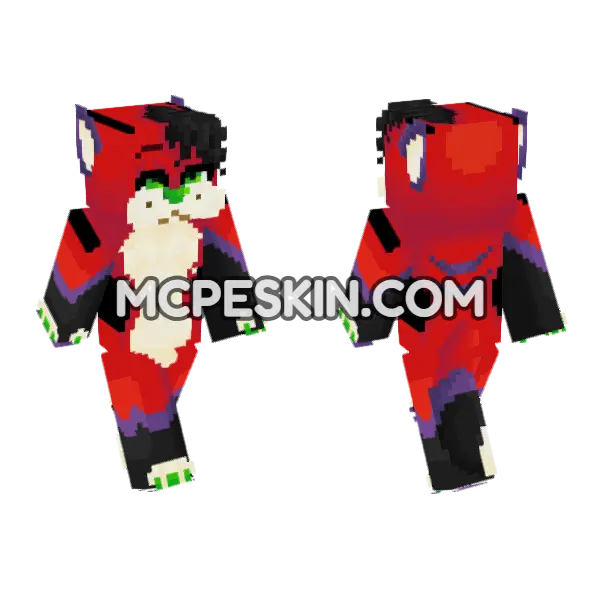Majira Strawberry Furry, front and back