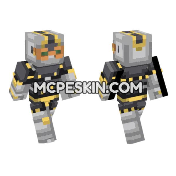 Man In The Mirror Minecraft Bedrock skin, front and back