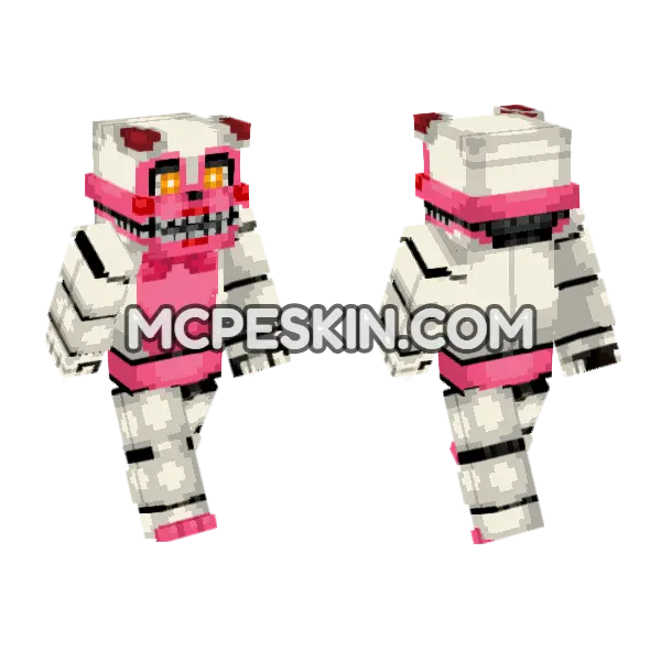 Mangle Fixed 1981 1983 Fredbear's Family Diner, front and back