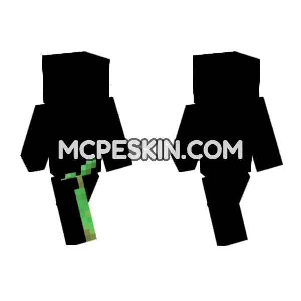 Mangrove Propagule Minecraft Bedrock skin, front and back
