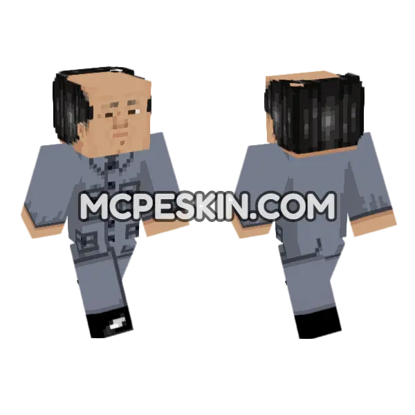 Mao Zedong 6829266 Minecraft Bedrock skin, front and back