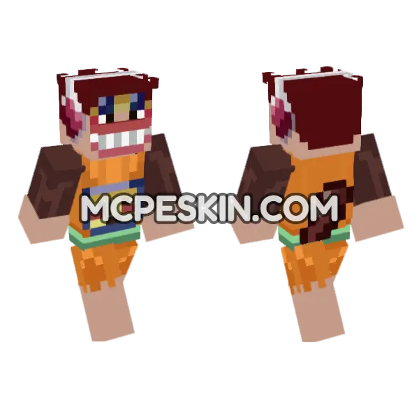 Masira Skin Minecraft Bedrock skin, front and back