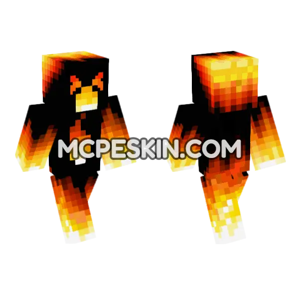 Master Zero Fire Elemental, front and back