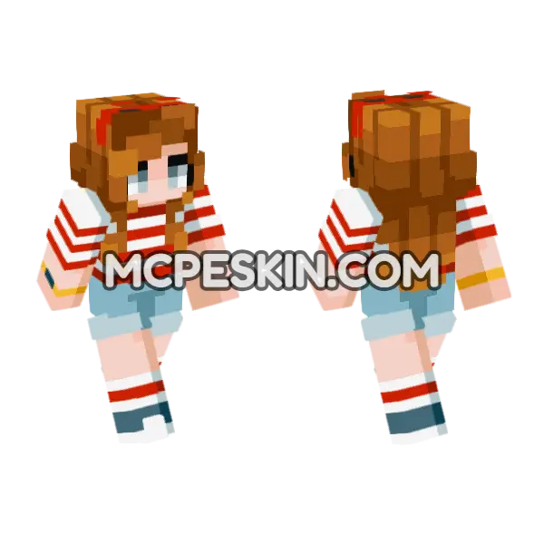 Max Season 3 Minecraft Bedrock skin, front and back