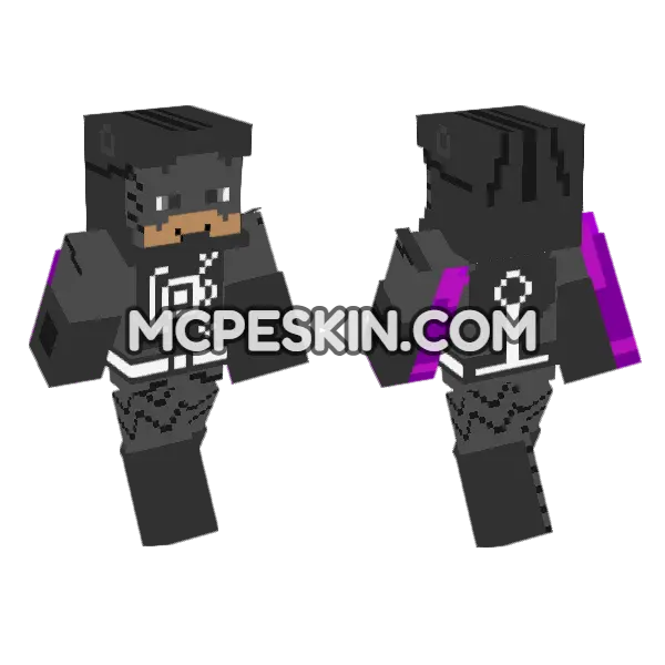 Max Spacesuit Catboy PJ Masks Minecraft Bedrock skin, front and back