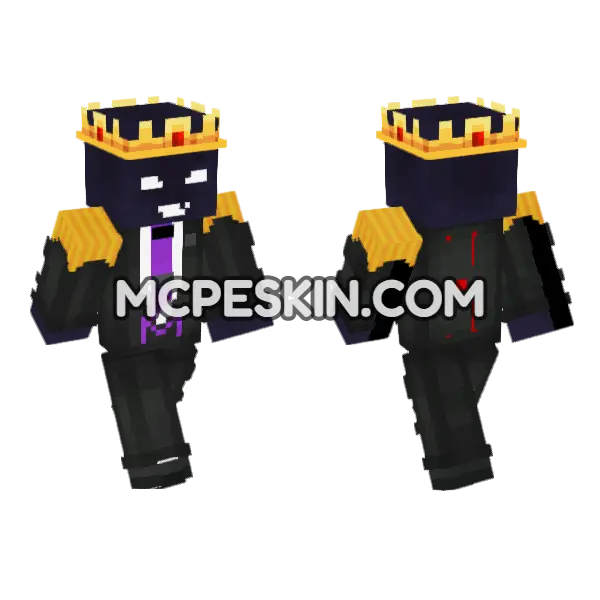 Mayor Rasheedplayz181 Minecraft Bedrock skin, front and back