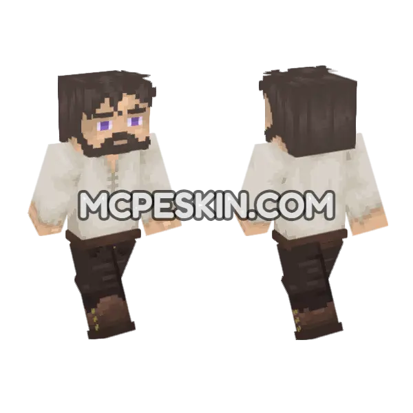 Medieval Human 5650763 Minecraft Bedrock skin, front and back