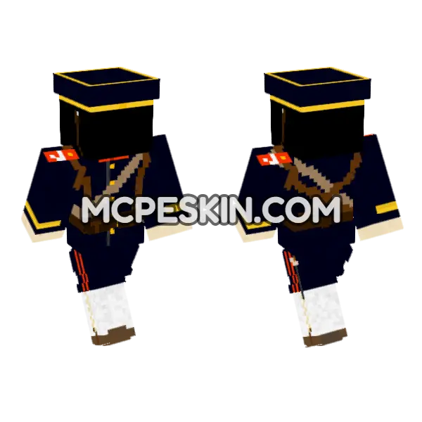Meiji Era Soldier, front and back